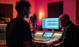 Image representing a studio recording session